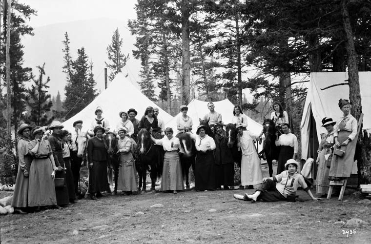 Women's Camp Jasper National Park - Jasper Yellowhead Historical Society